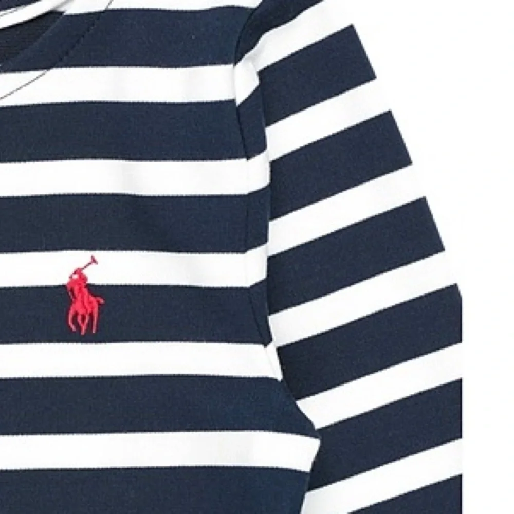 RALPH LAUREN • Polo Striped Stretch Ponte Dress